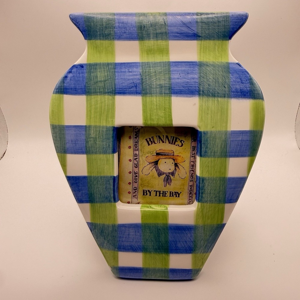 1996 Terracrafts Vase Desk BLOOMER Picture Frame for Flowers 2.5" x 2.5" New‎